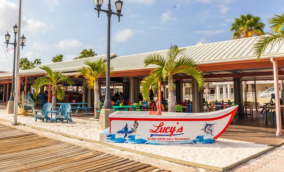Lucy’s Retired Surfers Bar in Aruba